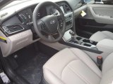 2017 Hyundai Sonata Limited Hybrid Beige Interior