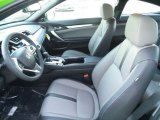 2017 Honda Civic EX-L Coupe Black/Gray Interior