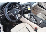 2017 BMW 6 Series 650i Gran Coupe Ivory White Interior