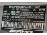 2017 S Color Code for AMG Alubeam Silver - Color Code: 047