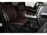 2017 Ford F350 Super Duty Platinum Crew Cab 4x4 Brunello Interior