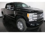2017 Ford F350 Super Duty Platinum Crew Cab 4x4 Front 3/4 View