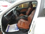 2006 BMW 5 Series 530xi Sedan Auburn Dakota Leather Interior