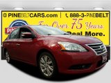 Red Brick Nissan Sentra in 2013