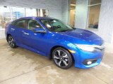 2017 Aegean Blue Metallic Honda Civic Touring Sedan #118602329