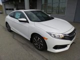 2017 Honda Civic LX-P Coupe Front 3/4 View