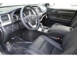 2017 Toyota Highlander Hybrid Limited AWD Black Interior
