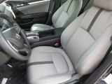 2017 Honda Civic LX Sedan Gray Interior