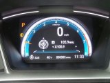 2017 Honda Civic EX-L Sedan Gauges