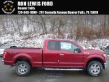 2017 Ruby Red Ford F150 XLT SuperCab 4x4 #118602293