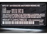 2017 4 Series Color Code for Black Sapphire Metallic - Color Code: 475