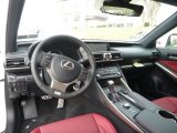 2017 Lexus IS 350 F Sport AWD Rioja Red Interior