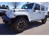 2017 Bright White Jeep Wrangler Unlimited Rubicon Hard Rock 4x4 #118667993