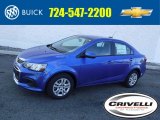 2017 Kinetic Blue Metallic Chevrolet Sonic LS Sedan #118668115