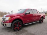 2010 Red Candy Metallic Ford F150 Lariat SuperCrew 4x4 #118694920