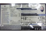 2014 Maserati GranTurismo Convertible GranCabrio Window Sticker