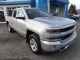 2017 Silver Ice Metallic Chevrolet Silverado 1500 LT Double Cab 4x4 #118694647