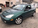 2001 Rainforest Green Metallic Ford Focus ZX3 Coupe #118732164