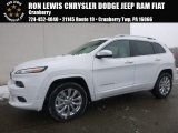 2017 Bright White Jeep Cherokee Overland 4x4 #118732072