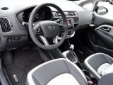 2017 Kia Rio LX Sedan Black Interior