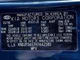 2017 Soul Color Code for Mysterious Blue - Color Code: AAP