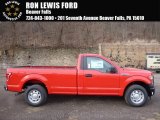 2017 Race Red Ford F150 XL Regular Cab #118826456