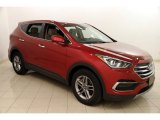 2017 Serrano Red Hyundai Santa Fe Sport AWD #118826683
