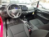 2017 Honda Fit LX Black Interior