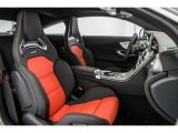 2017 Mercedes-Benz C 63 AMG Coupe AMG Black/Red Pepper Interior
