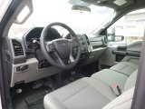 2017 Ford F550 Super Duty XL Regular Cab 4x4 Chassis Medium Earth Gray Interior