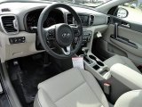 2017 Kia Sportage EX Gray Interior