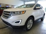 White Platinum Metallic Ford Edge in 2017
