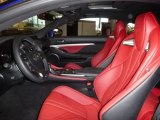 2017 Lexus RC F Circuit Red Interior