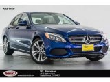 2017 Brilliant Blue Metallic Mercedes-Benz C 300 Sedan #118900106