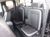 2017 Chevrolet Colorado Z71 Extended Cab 4x4 Rear Seat