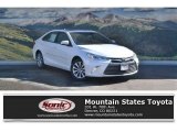 Blizzard White Pearl Toyota Camry in 2017