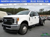 2017 Oxford White Ford F350 Super Duty XL Crew Cab 4x4 Chassis #118989049