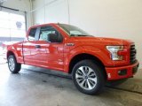 2017 Race Red Ford F150 XL SuperCab 4x4 #119022747