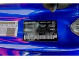 2017 NSX Color Code for Nouvelle Blue Pearl - Color Code: B605PX