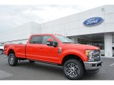 2017 Race Red Ford F350 Super Duty Lariat Crew Cab 4x4 #119090593