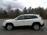 2017 Bright White Jeep Cherokee Limited #119111555