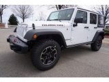 2017 Bright White Jeep Wrangler Unlimited Rubicon Hard Rock 4x4 #119111632