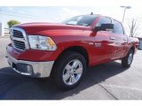 2017 Flame Red Ram 1500 Big Horn Crew Cab 4x4 #119111663