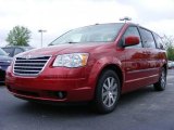 2009 Inferno Red Crystal Pearl Chrysler Town & Country Touring #11891923