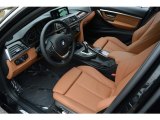2017 BMW 3 Series 330i xDrive Sedan Saddle Brown Interior