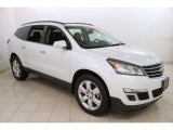 2017 Iridescent Pearl Tricoat Chevrolet Traverse LT #119188607