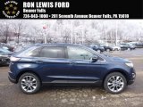 2017 Blue Jeans Metallic Ford Edge Titanium AWD #119199301