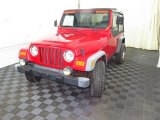 2004 Jeep Wrangler SE 4x4 Front 3/4 View