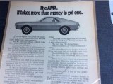 1969 AMC AMX Coupe Books/Manuals
