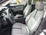 2017 Honda Civic EX-T Sedan Gray Interior